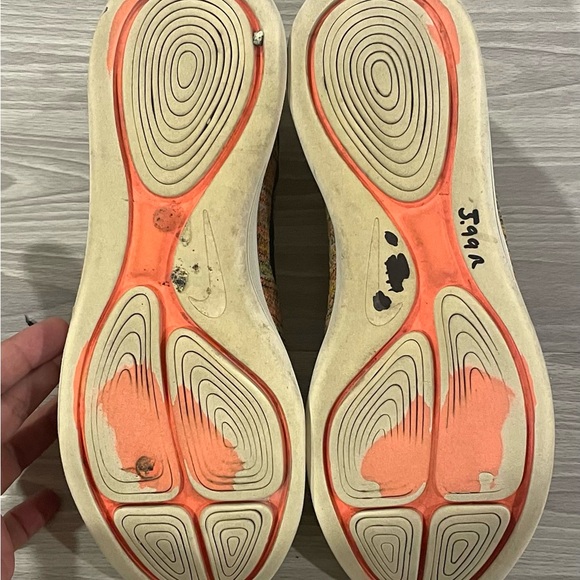 Nike LunarEpic Flyknit Low Running Shoes 843764-804 Orange Mens Size 15 - Picture 4 of 9